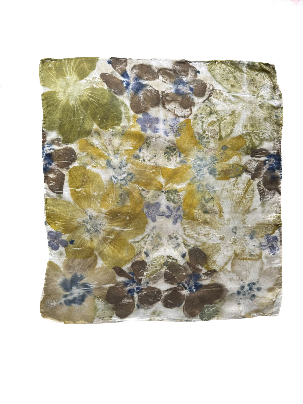 Ecoprinted Silk Scarf