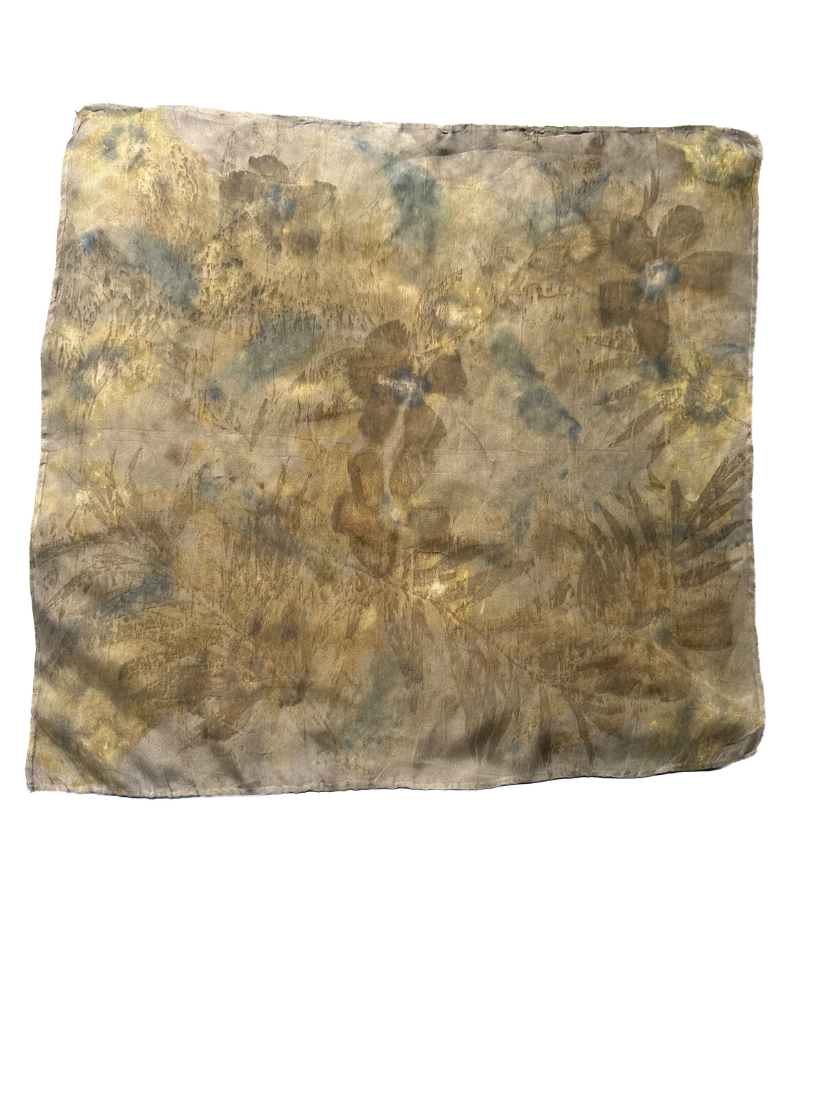 Ecoprinted Silk Scarf
