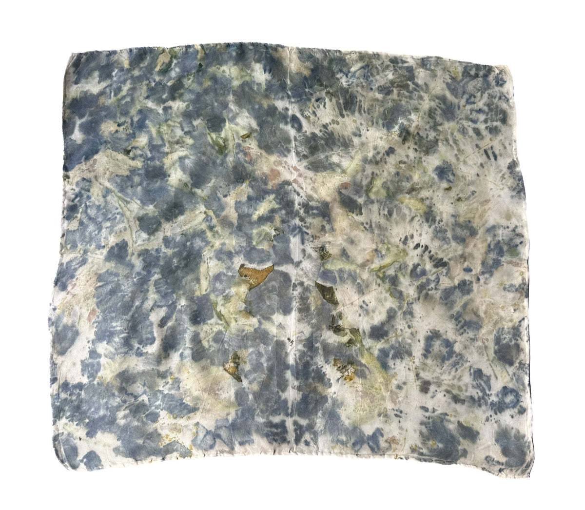 Ecoprinted Silk Scarf