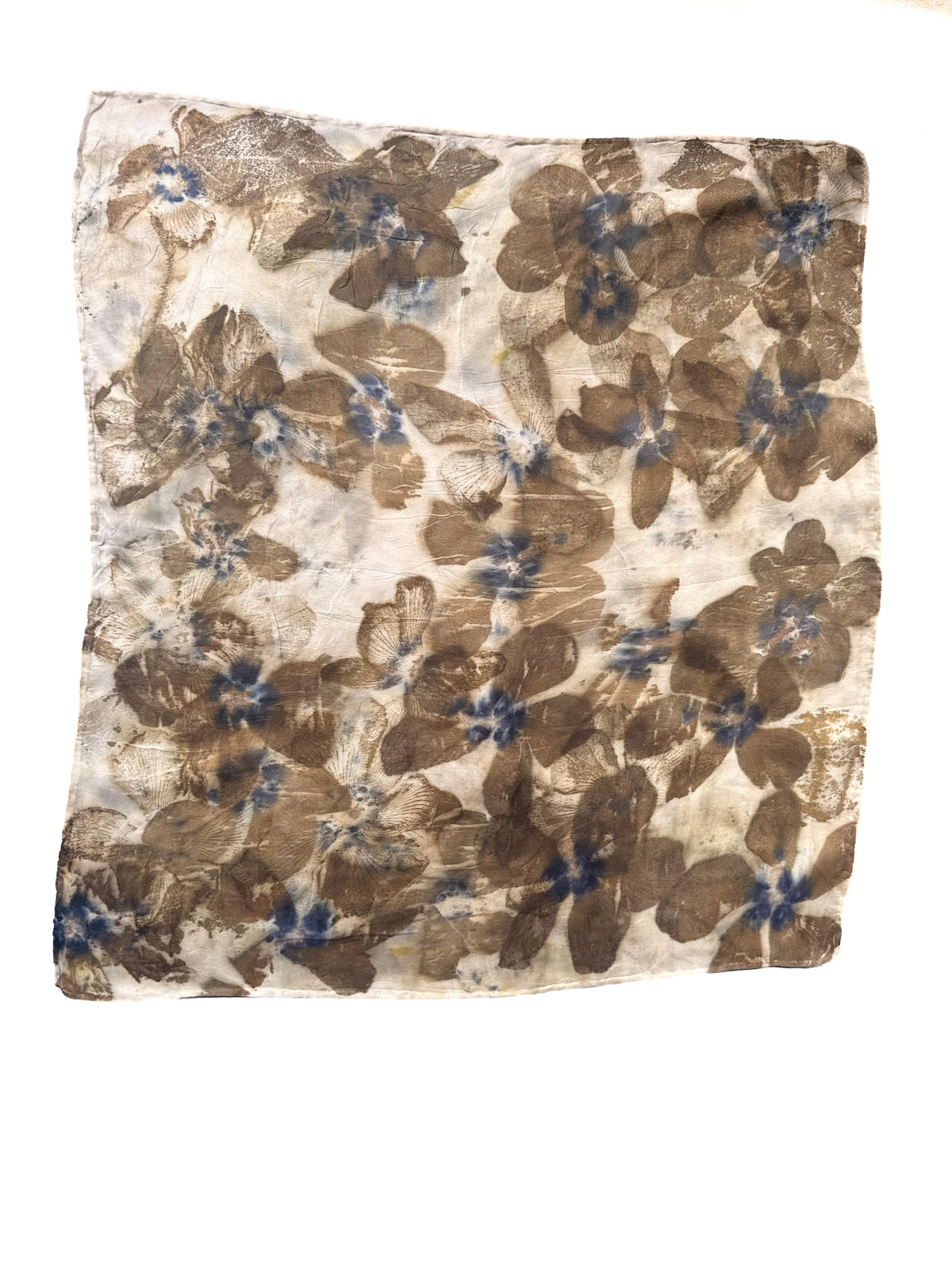 Ecoprinted Silk Scarf