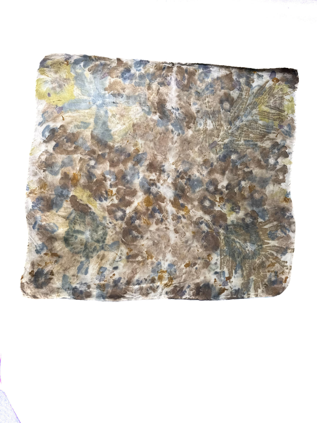 Ecoprinted Silk Scarf
