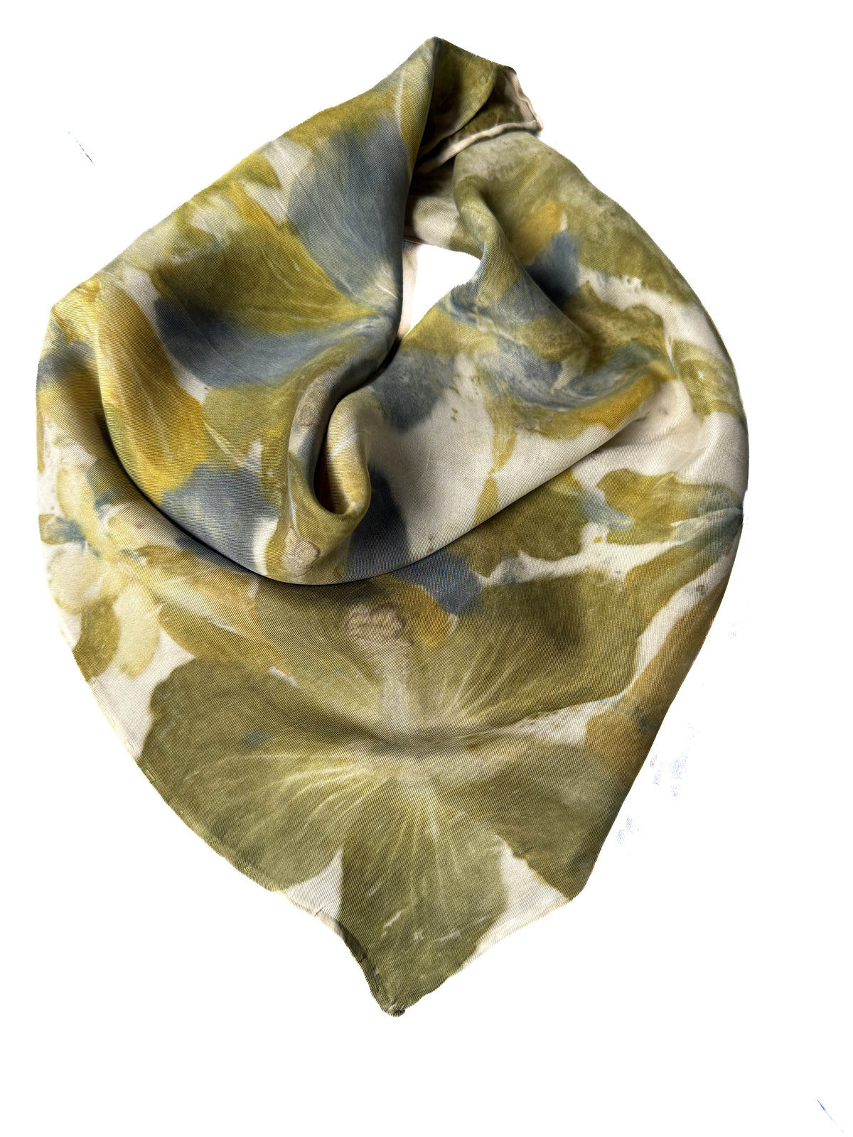 Ecoprinted Silk Scarf