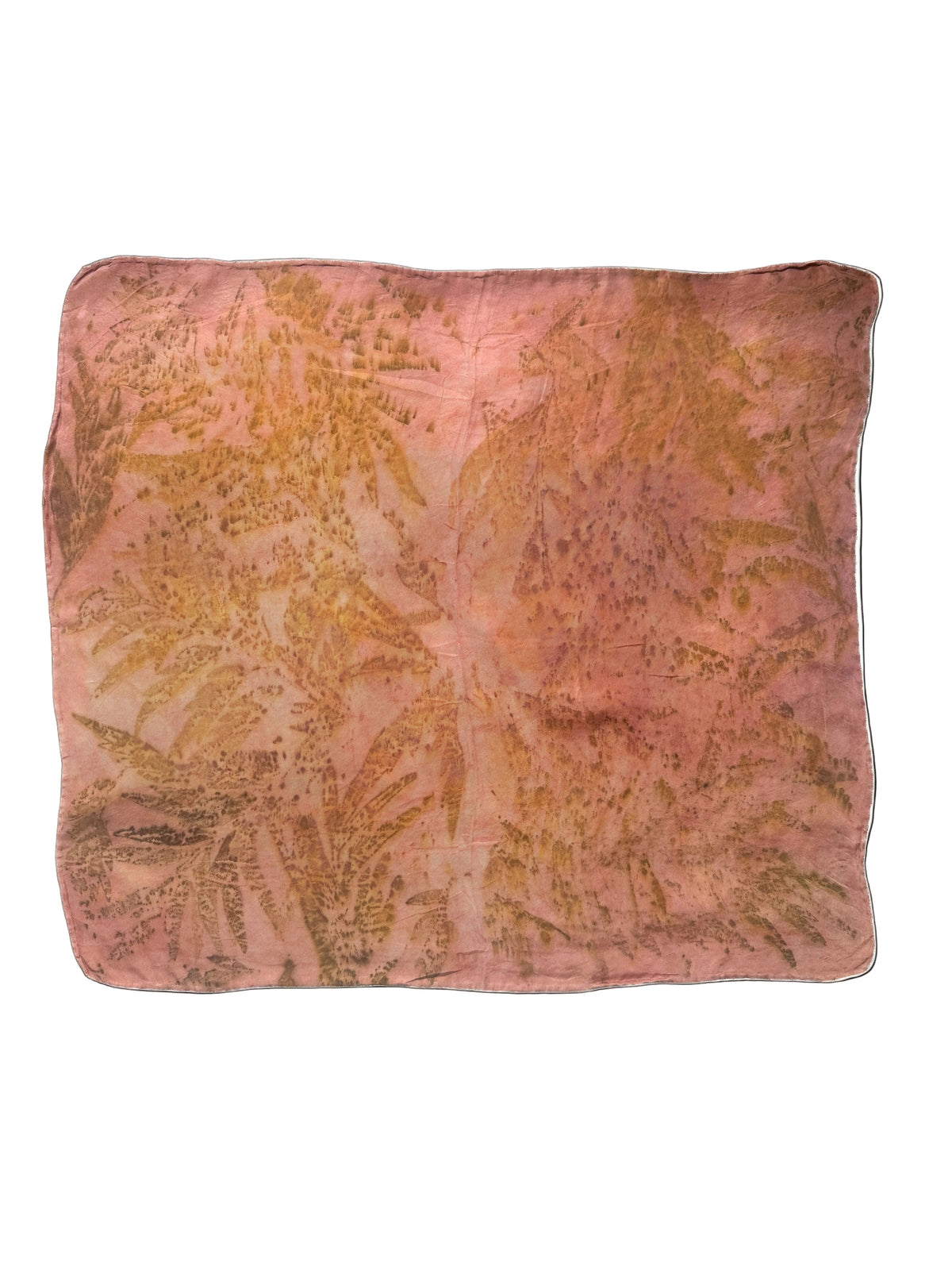Ecoprinted Silk Scarf