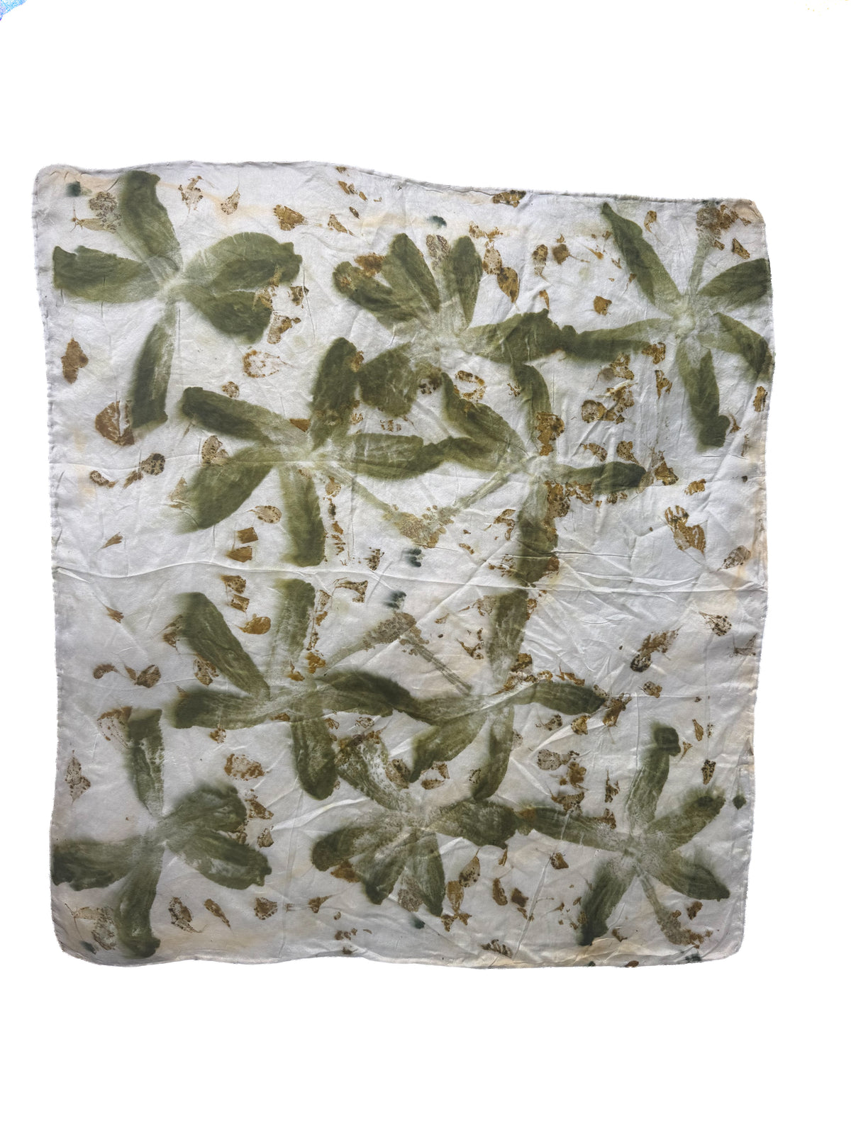 Ecoprinted Silk Scarf