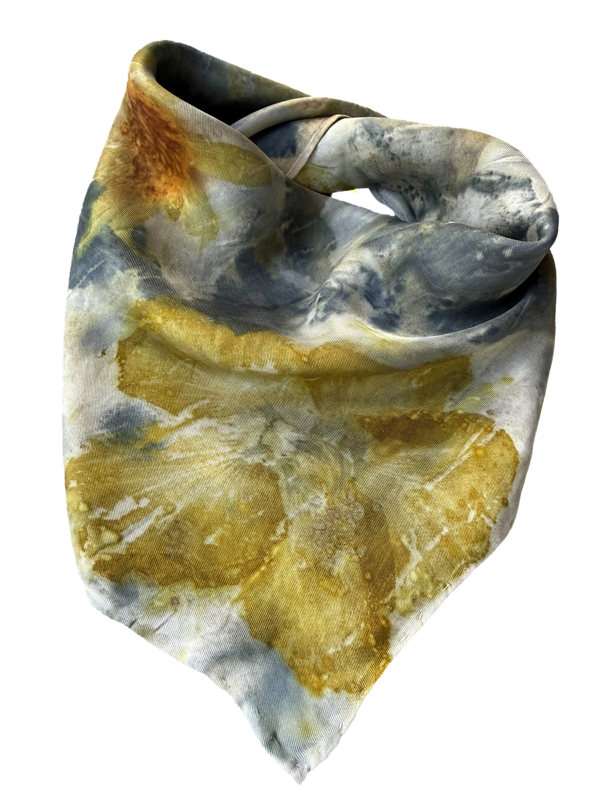 Ecoprinted Silk Scarf