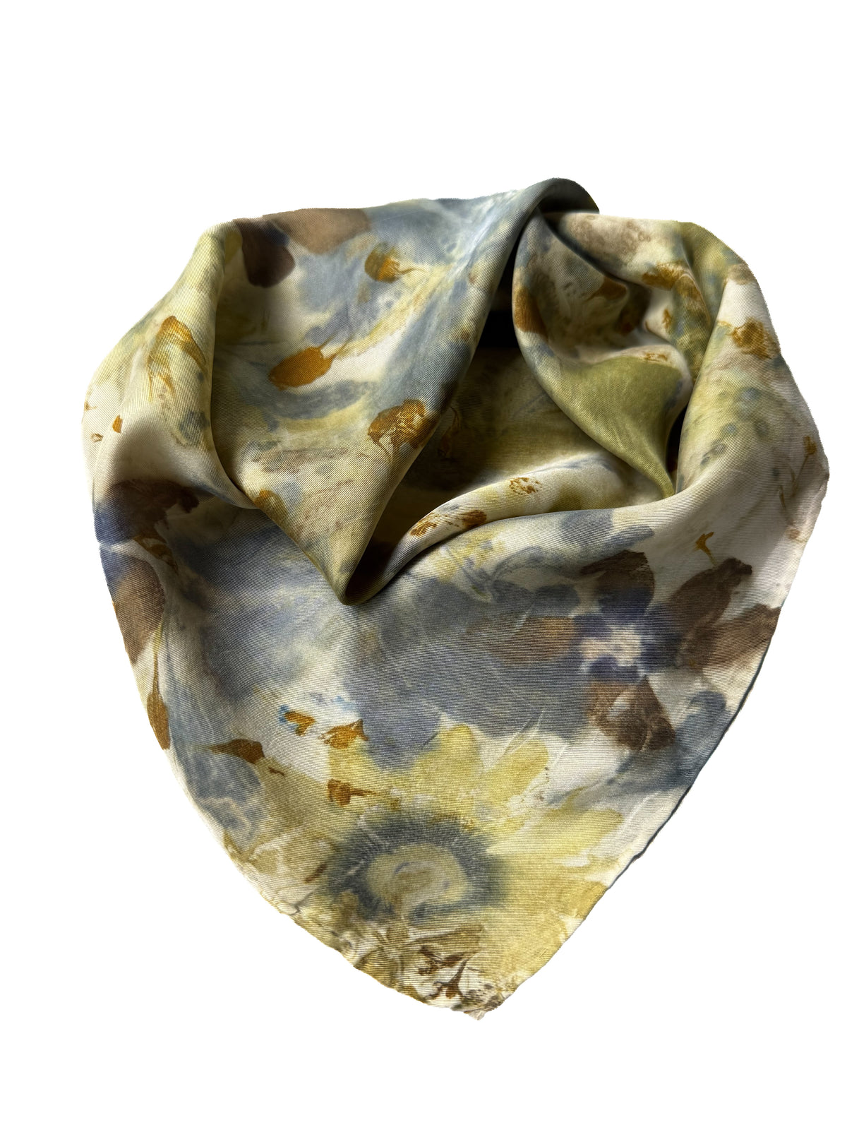 Ecoprinted Silk Scarf