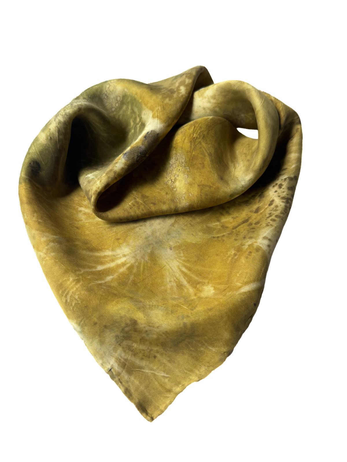 Ecoprinted Silk Scarf