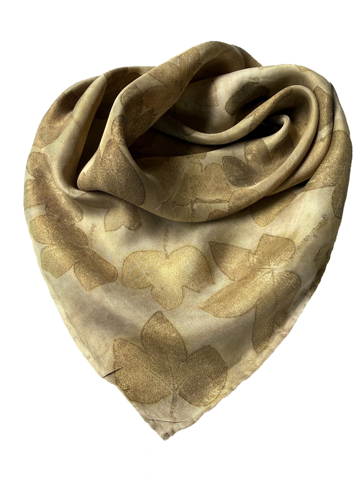 Ecoprinted Silk Scarf