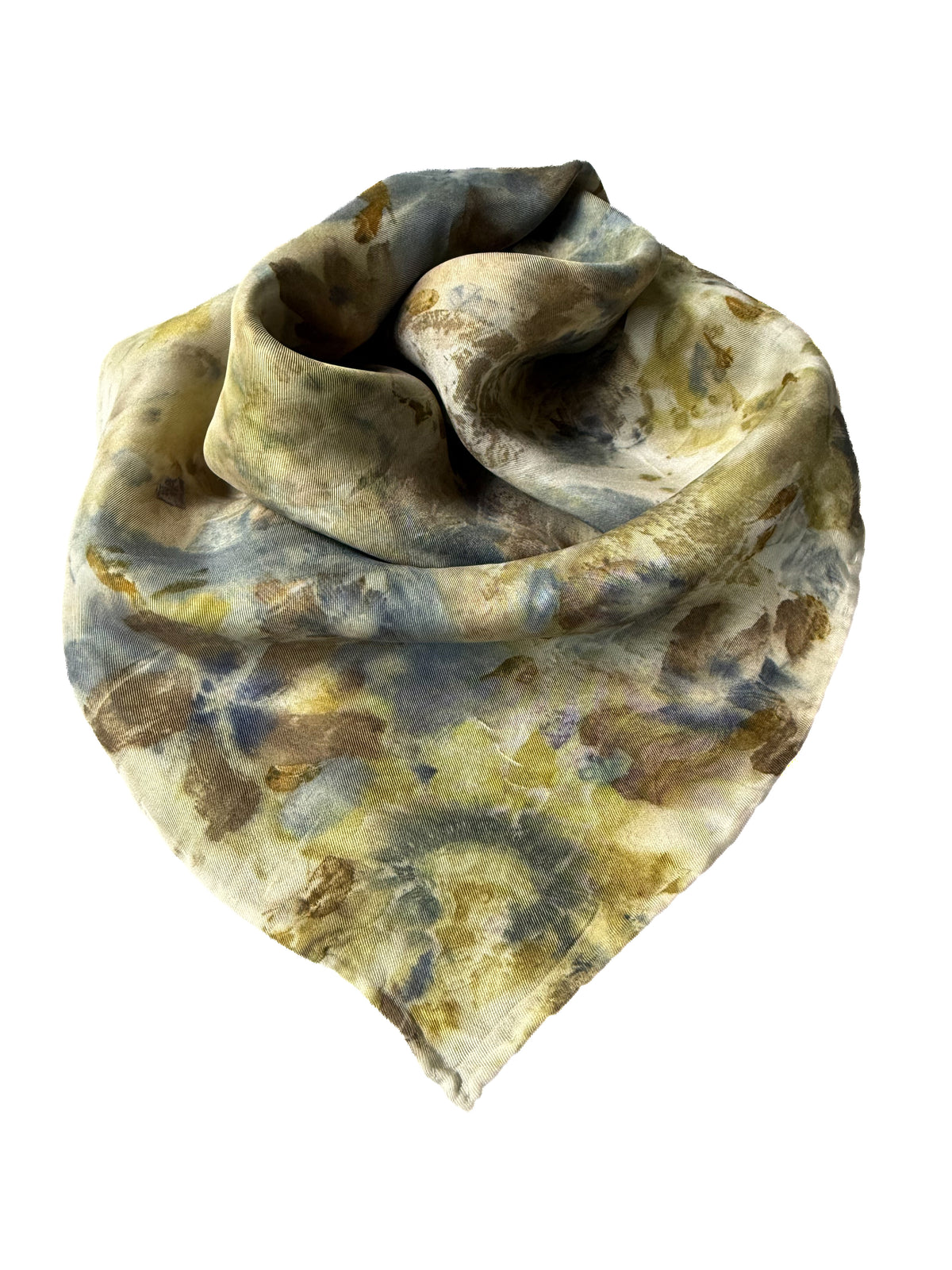 Ecoprinted Silk Scarf