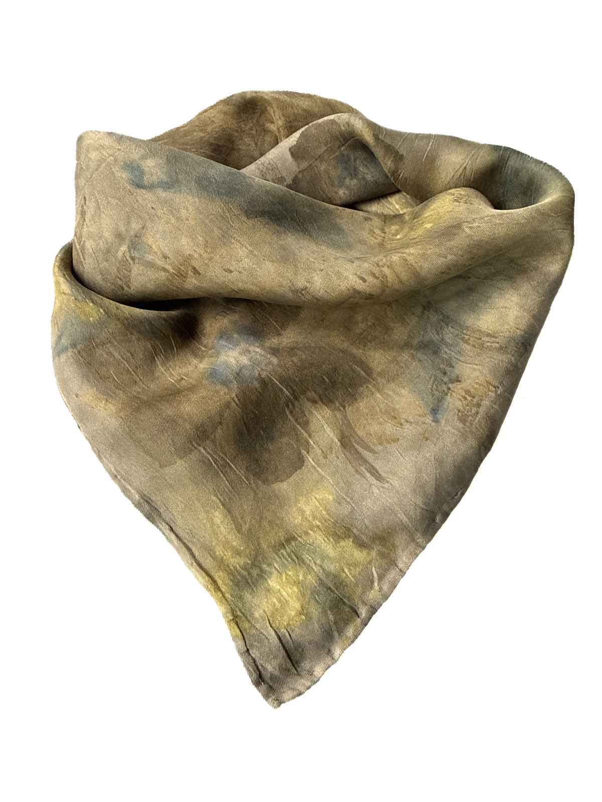 Ecoprinted Silk Scarf