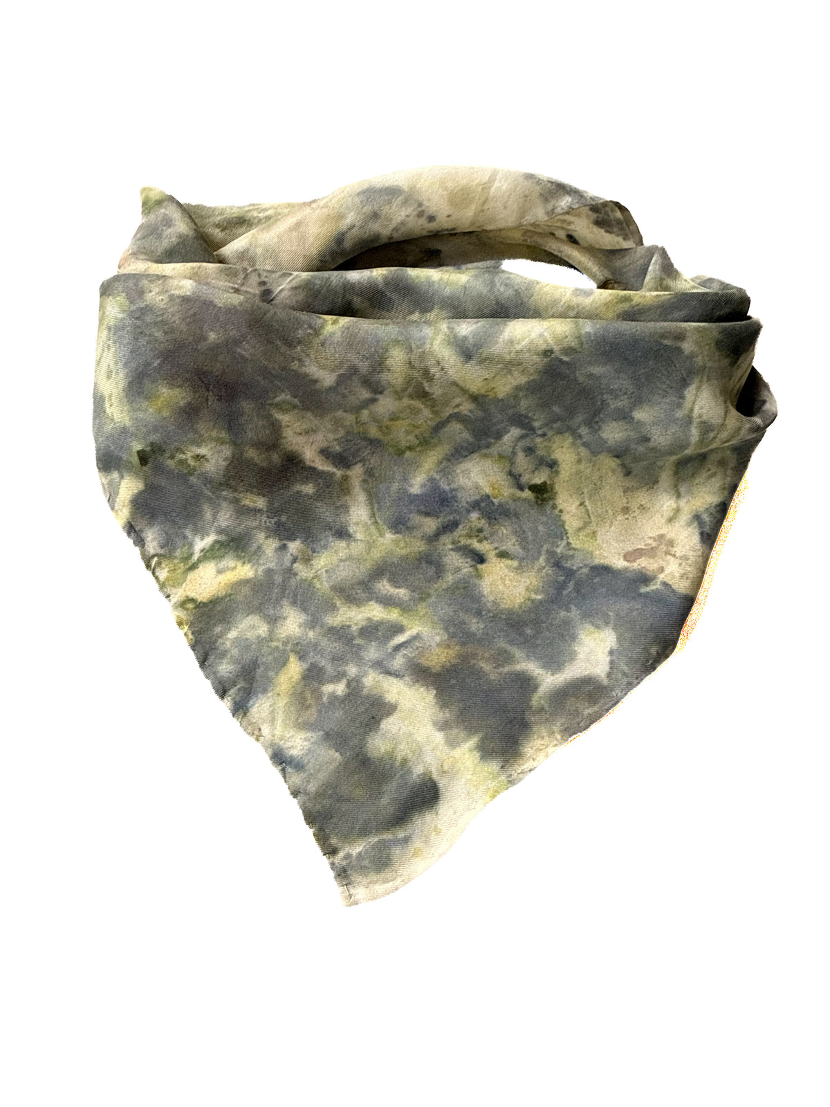 Ecoprinted Silk Scarf