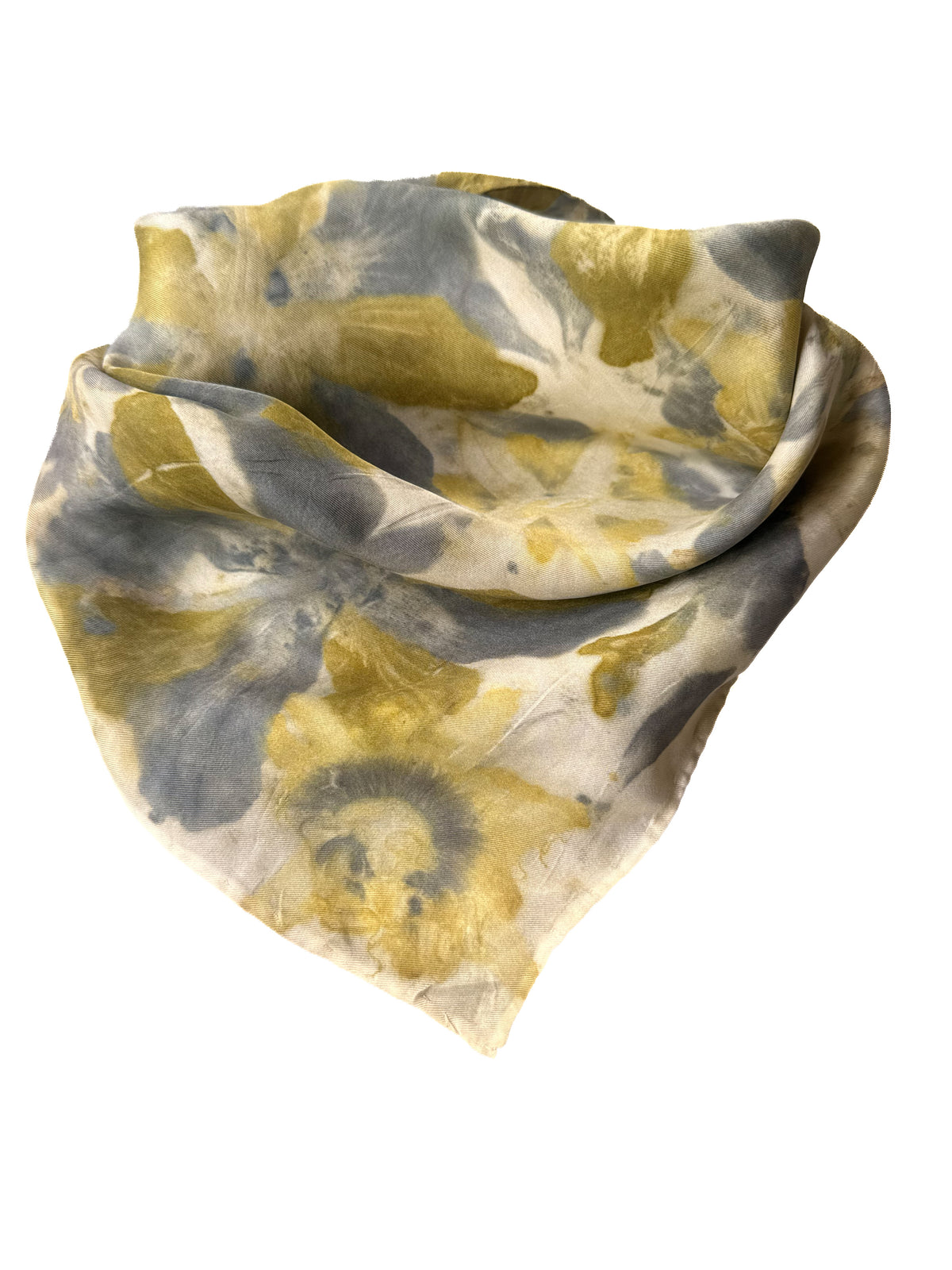 Ecoprinted Silk Scarf