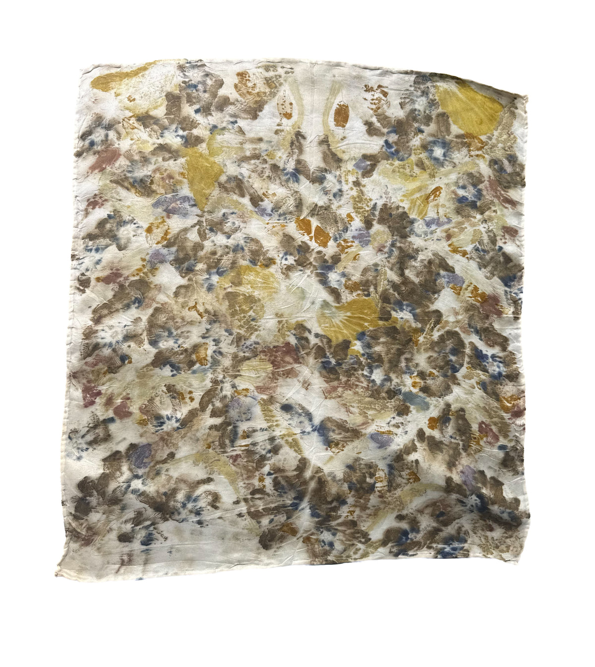 Ecoprinted Silk Scarf