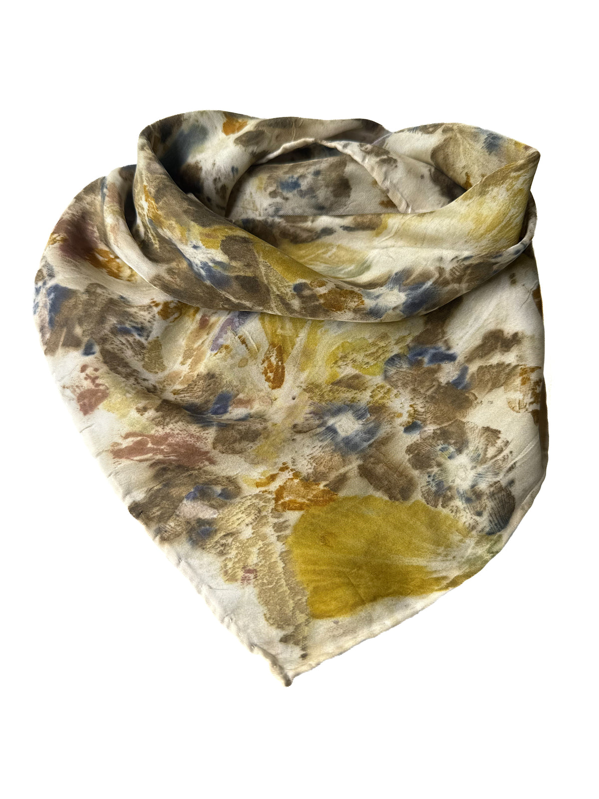 Ecoprinted Silk Scarf