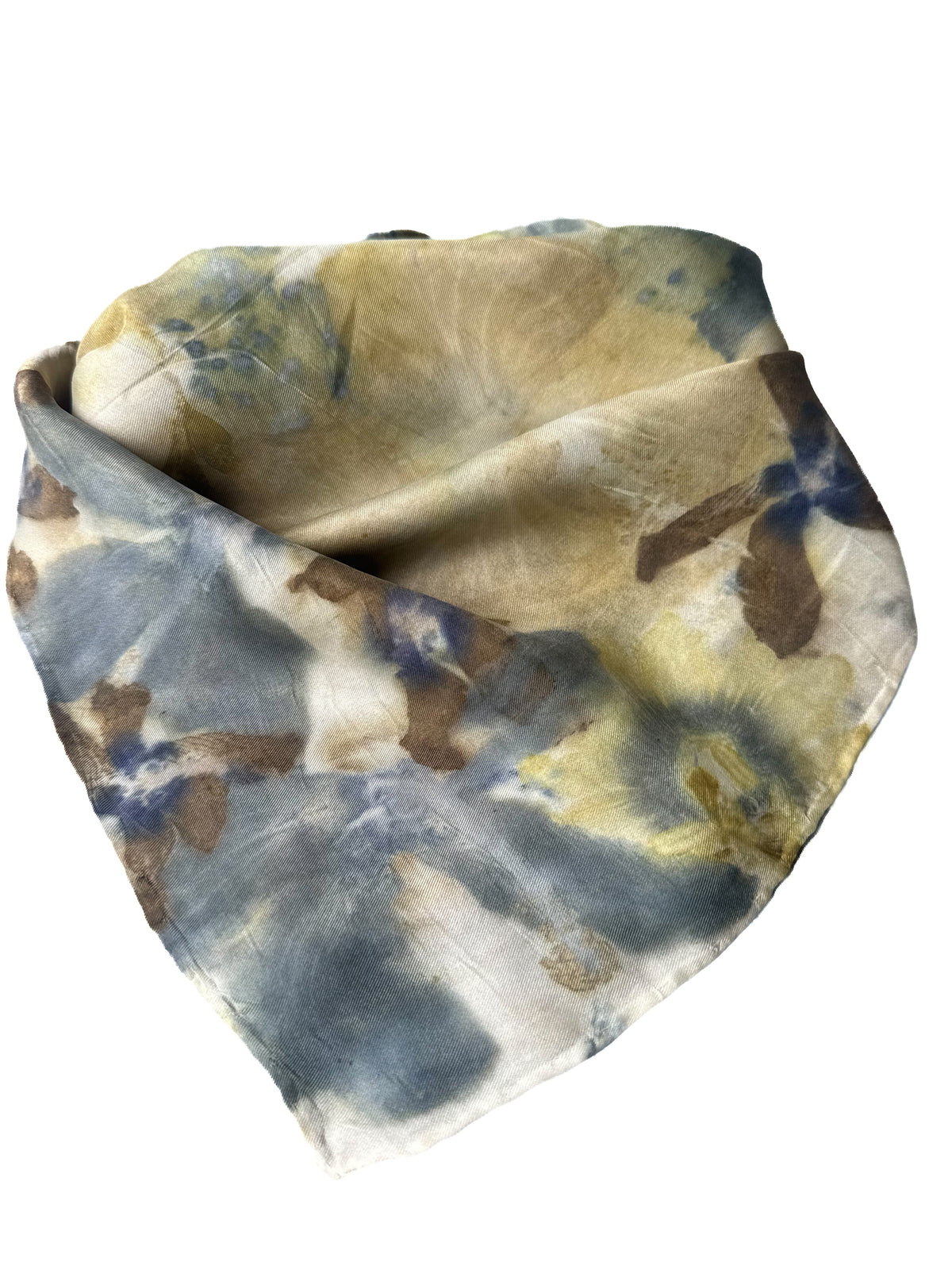 Ecoprinted Silk Scarf