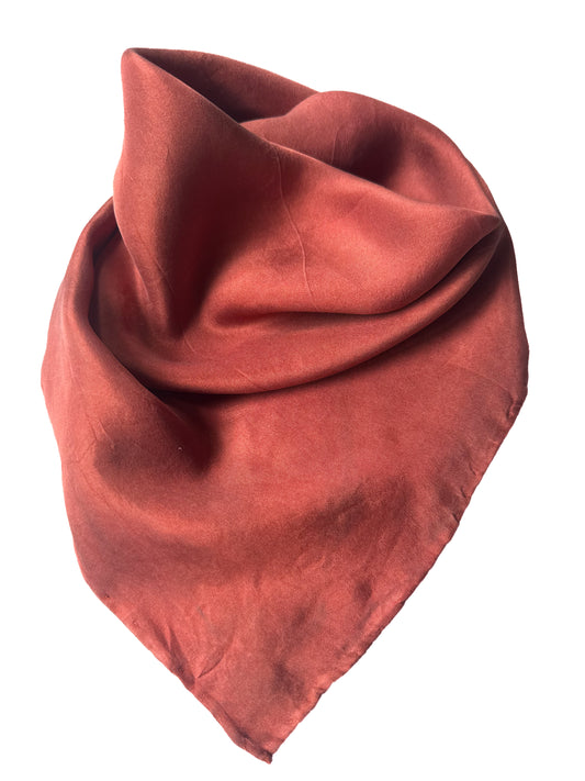 Ecoprinted Silk Scarf