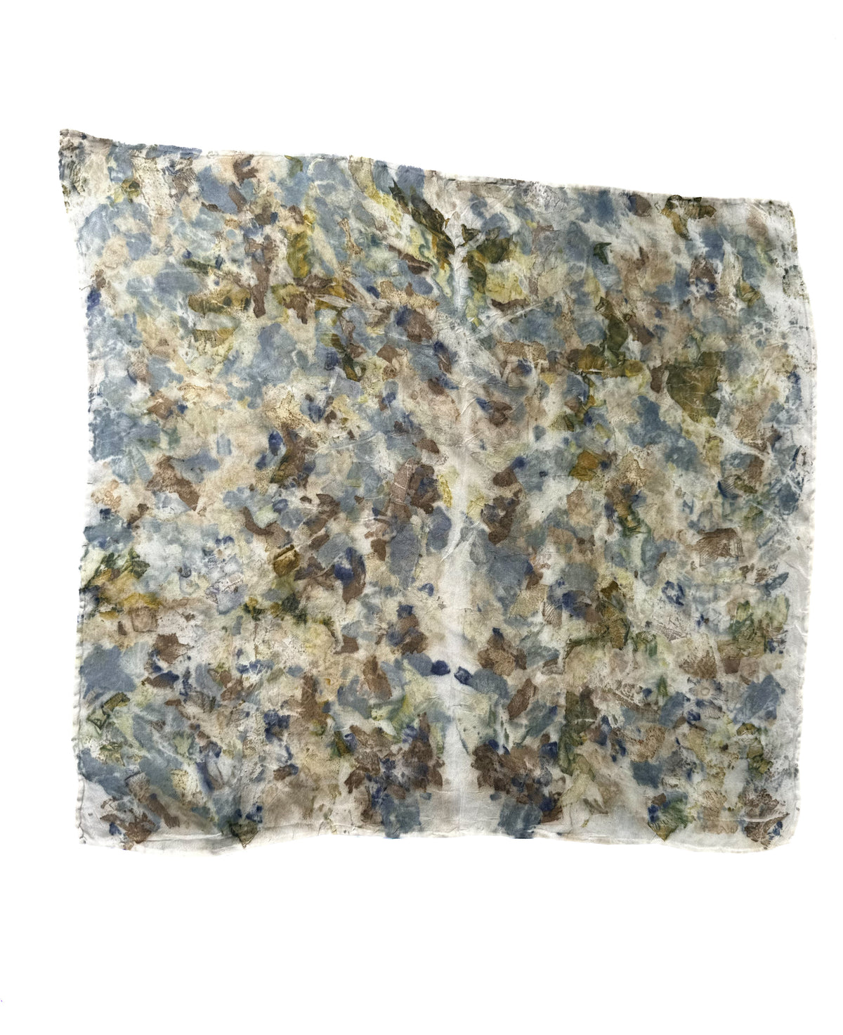 Ecoprinted Silk Scarf