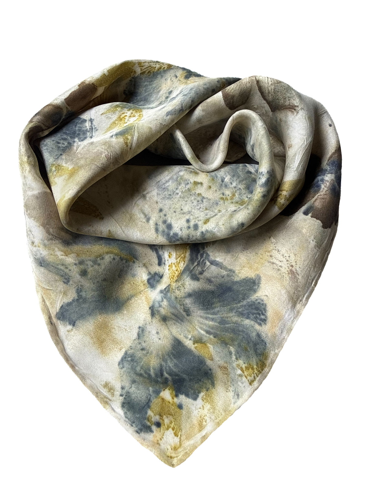 Ecoprinted Silk Scarf