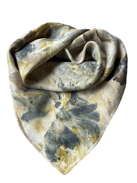 Ecoprinted Silk Scarf