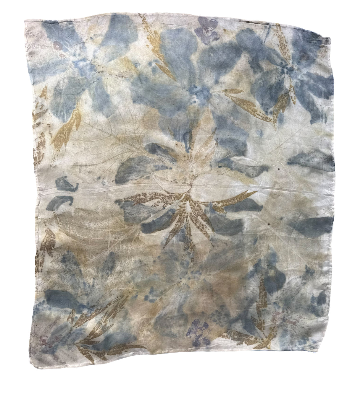 Ecoprinted Silk Scarf