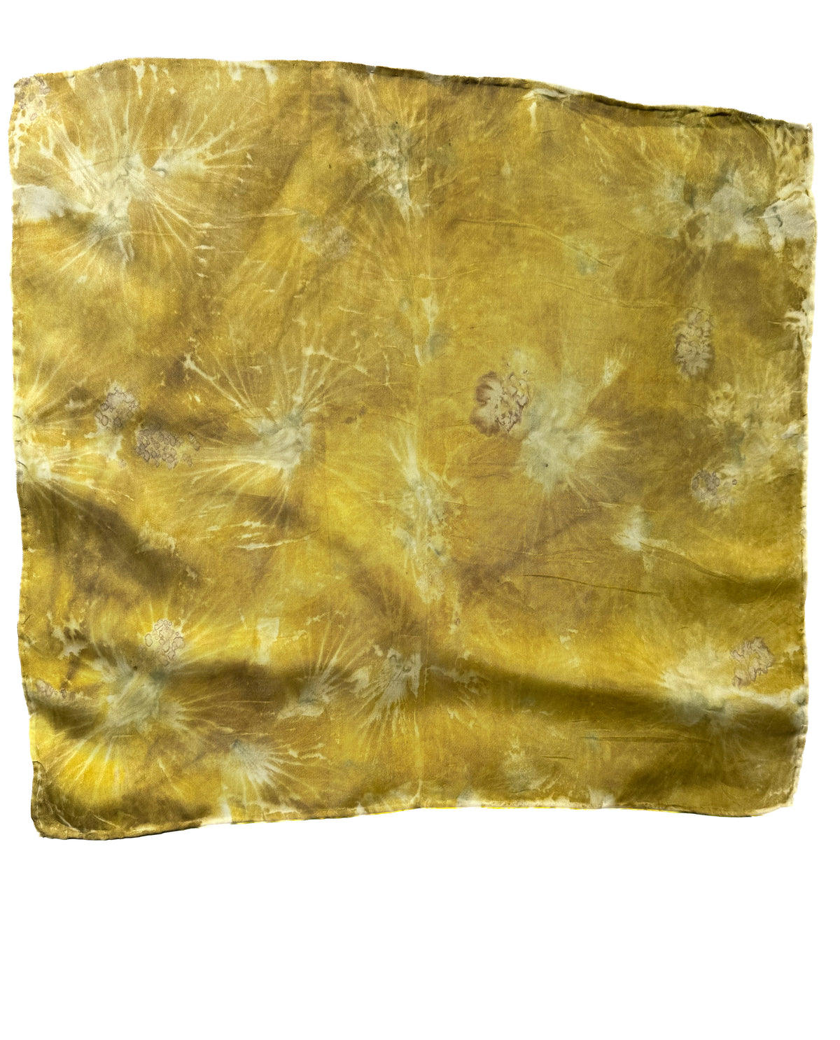 Ecoprinted Silk Scarf